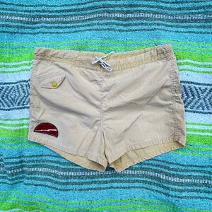 Vintage 60s Made for the B.V.D. Best Retail Trade Patch Short Swim Trunks